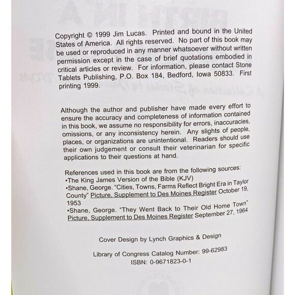 BIRTH IN A CHICKEN HOUSE : A Collection of Stories by Jim Lucas HCDJ Signed 1999 - Picture 6 of 7